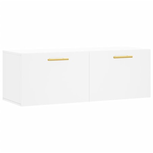 vidaXL Stenska omarica bela 100x36,5x35 cm inženirski les, (20824179) Cene