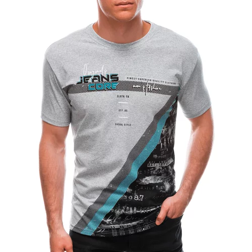 Edoti Men's printed t-shirt S1665