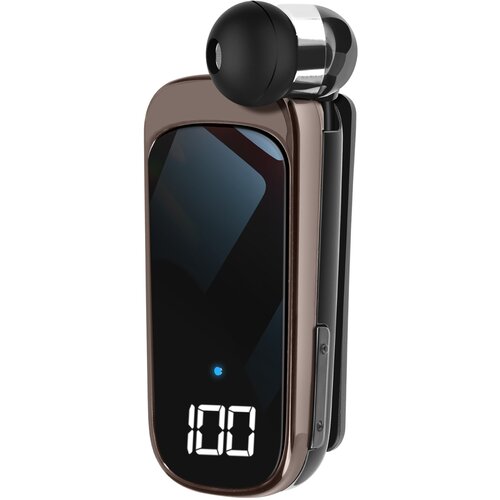 LINQ Sponka za slu&amp;scaron;alke Bluetooth z izvlečnim kablom Avtonomija 20 ur Zaslon LED, Črna, (5000073556) Slike