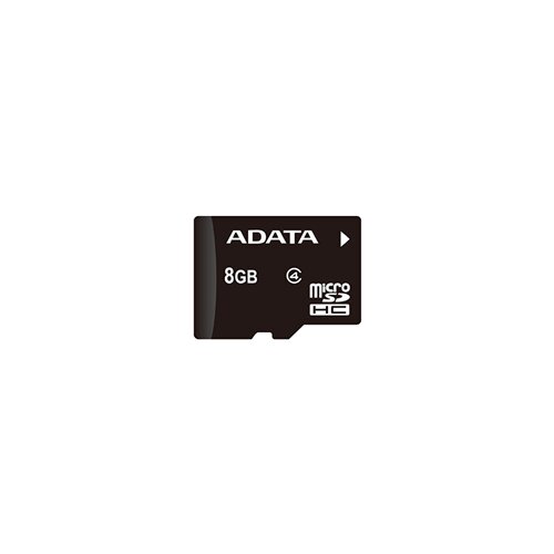Adata MicroSDHC 8GB class 4 + adapter AUSDH8GCL4-PA1 memorijska kartica Slike
