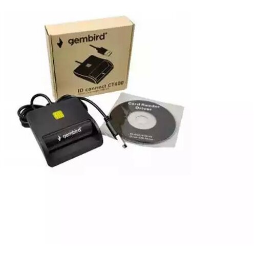 Gembird Čitač smart kartica CT400 (za biometrijske lične karte), USB Slike