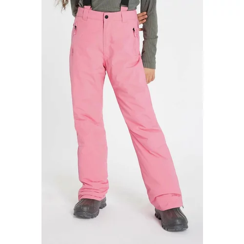 Protest Otroške smučarske hlače roza barva