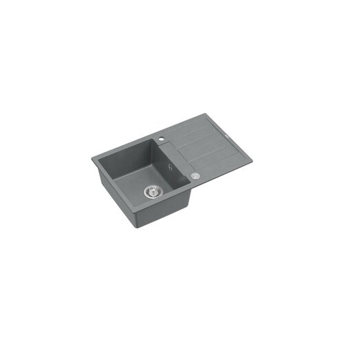 Quadron MORGAN 111 GraniteQ,ugr Sudopera 1 posuda srebrna HB8203U5-BS_P2O Slike