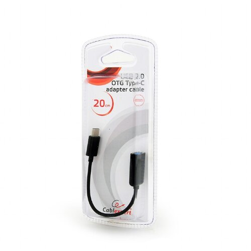 Gembird USB kabl 0,2 m USB tipa C USB tipa A, Crno Slike