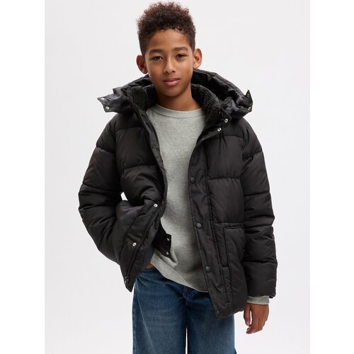 GAP Kids Quilted Hooded Jacket - Boys Cene