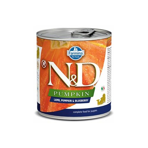 Nuevo N&D hrana u konzervi za štence - bundeva, jagnjetina i borovnica 285gr Cene