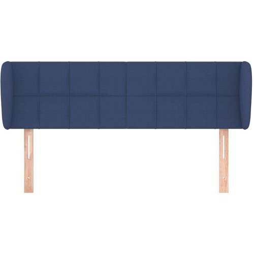  Uzglavlje s u&amp;scaron;ima plavo 147x23x78/88 cm od tkanine Slike