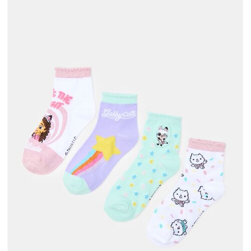 Sinsay Pamučne čarape 4-pack Gabby's Dollhouse Cijene
