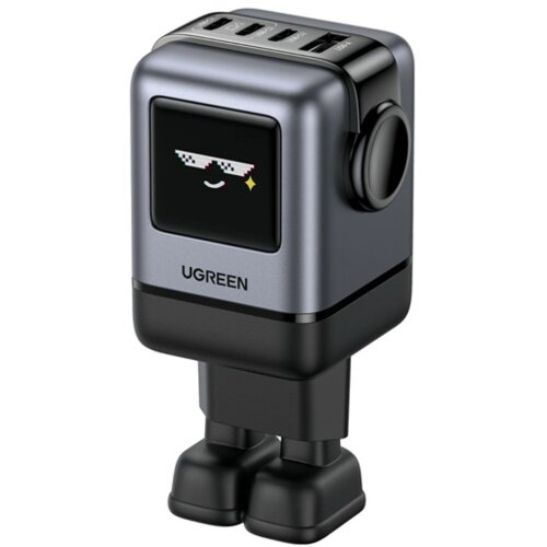 Ugreen 45515B punjač za mobitel Mobilno računalo, Mobilni telefon, Prijenosno računalo, Prijenosni punjač, Telefon Sivo AC Brzo punjenje U zatvorenom Slike