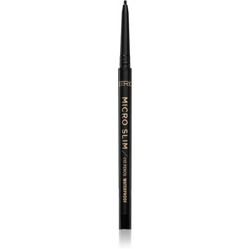 Catrice Micro Slim vodoodporni svinčnik za oči odtenek 010 Black Perfection 0.05 g