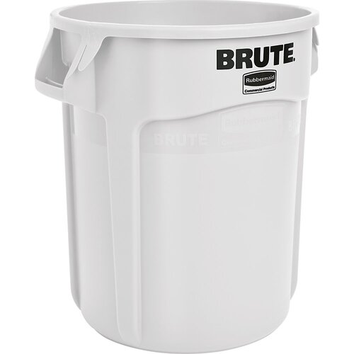 Rubbermaid Univerzalni vsebnik BRUTE®, okrogel, prostornina 37 l, bela Cene