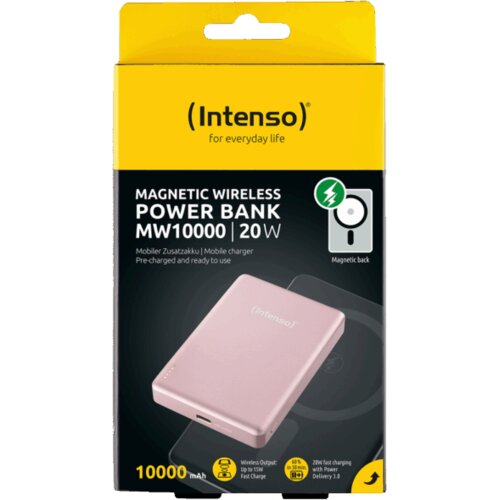 Intenso Prijenosni punjač, MagSafe, 10000mAh, bežični &ndash; POWERBANK MW10000 Rose Cijene