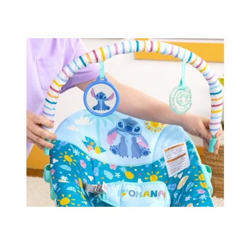 Kids II 17501 bs disney baby ljuljaska stitch sa vibracijom (0-6m) ( SKU17501 ) Cene