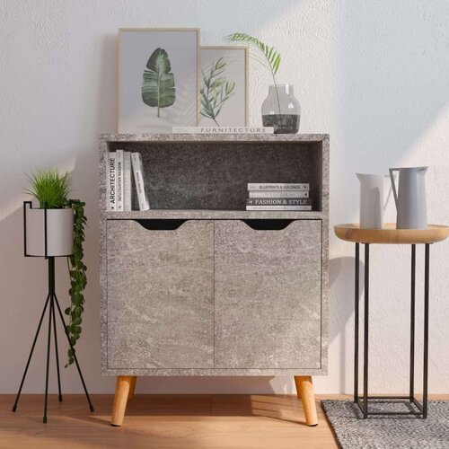 vidaXL Komoda siva boja betona 60 x 30 x 72 cm od iverice Cene