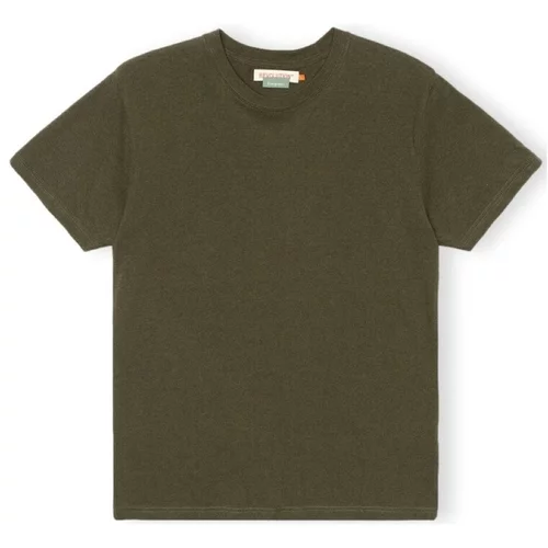 Revolution Majice & Polo majice T-Shirt Regular 1051 - Army/Melange Zelena