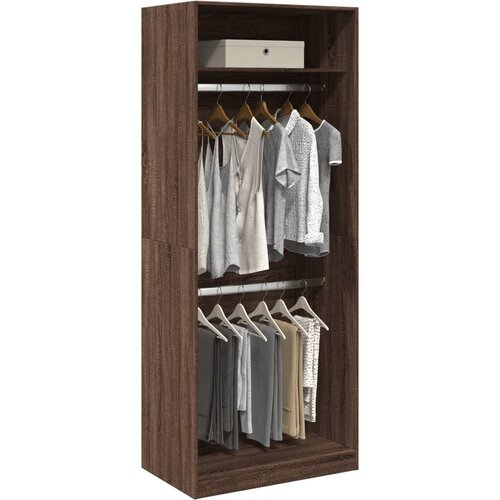 vidaXL Ormar boja smeđeg hrasta 80x50x200 cm konstruirano drvo Cene