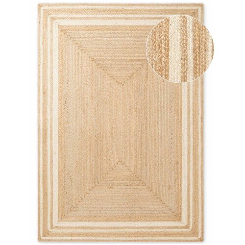 Hanse Home Krem/u prirodnoj boji ručno rađen juten tepih 120x170 cm Jutta – Cene