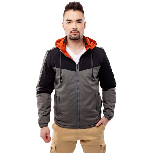 Glano Men&amp;#039;s Double-sided Jacket - Black Slike