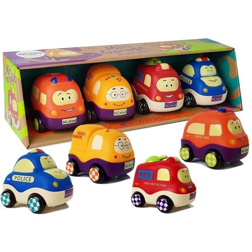 Police Ambulance Cars Set for Toddler with String 4 pieces Cijene