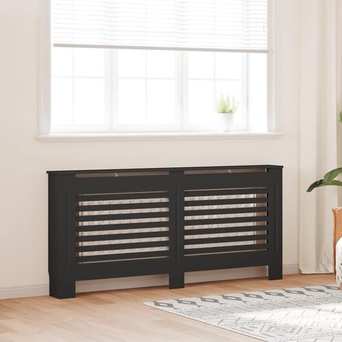  Pokrov za radijator crni 172 x 19 x 81,5 cm MDF Cijene