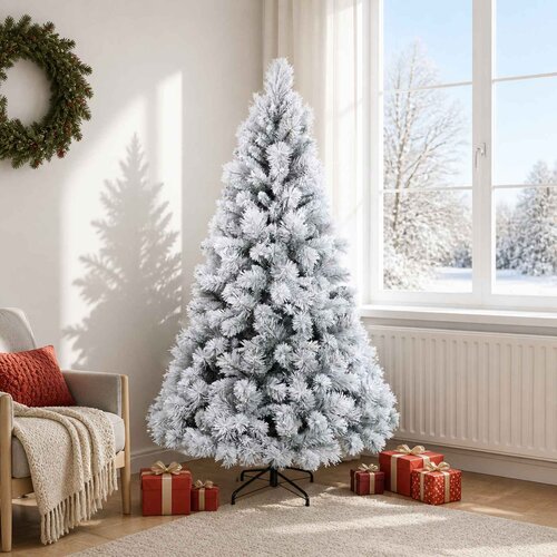  Umjetno božićno drvce s nogom 180 cm PVC i metal Cene