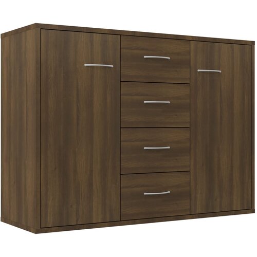 Maison Chic Komoda - Predalnik rjavi hrast 88x30x65 cm inženirski les, (21718096) Slike