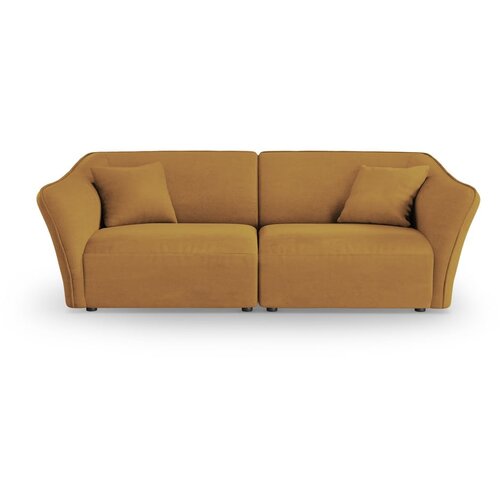 Cosmopolitan Design Senf žuta sofa od bouclé tkanine 206 cm Tokyo – Cijene