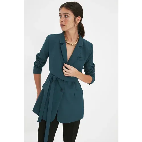 Trendyol Blazer - Green - Regular