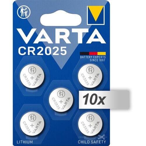 Varta 10x5 electronic CR 2025 Lith. Coin Battery 06025 101 415 Slike