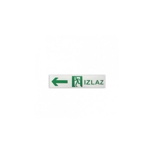  Nalepnica za panik lampu - izlaz desno 221x47mm Slike
