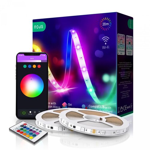 NOUS F3 20m WiFi Tuya RGB Slike