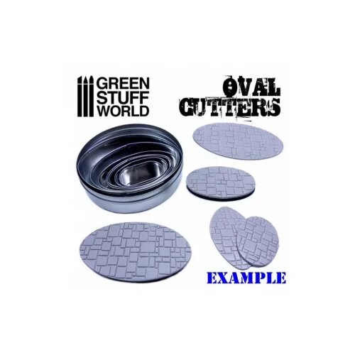 Green Stuff World stainsteel oval cutters Slike