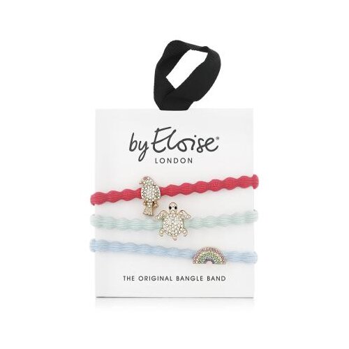 By Eloise London Bangle Set Turtle Island elastika za lase Cene