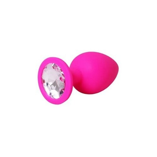Silikonski analni plug | Pink veličina S Slike