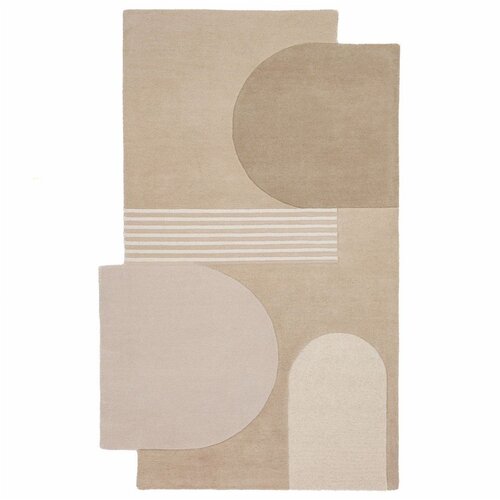 Flair Rugs Ručno rađen vunen tepih u prirodnoj boji 200x290 cm Lozenge – Cene