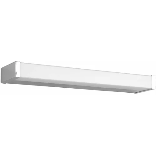 Tri O LED zidna lampa u sjajnoj srebrnoj boji (duljina 42 cm) Fabio -