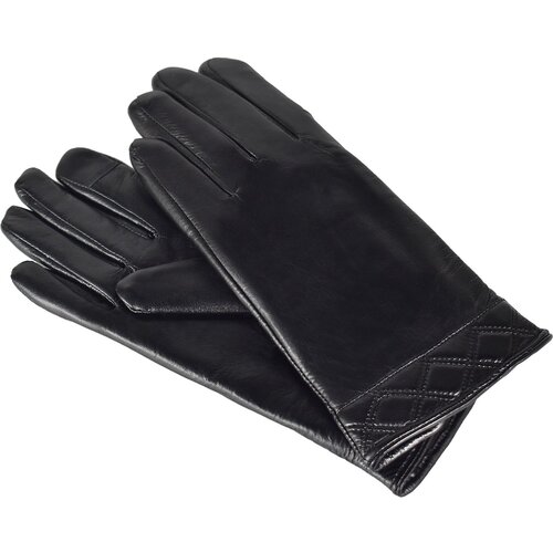 Semiline Woman&amp;#039;s Women Leather Antibacterial Gloves P8209 Slike