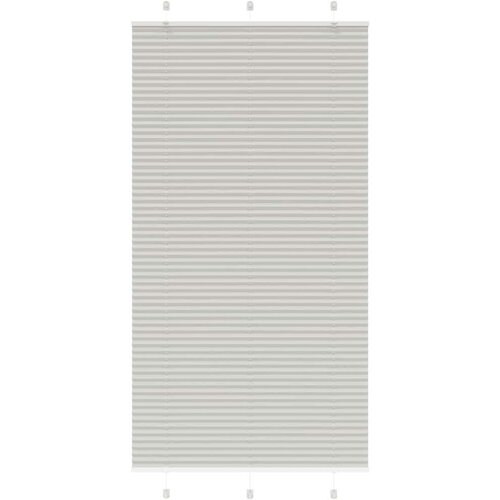 vidaXL Plisirana roleta svijetlosiva 110x200 cm širina tkanine 109,4cm Cijene