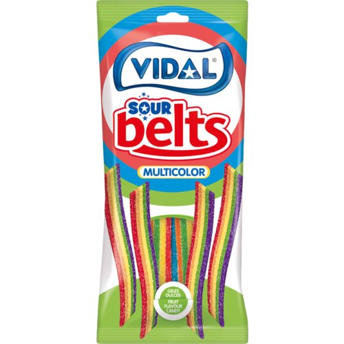 Vidal gumene bombone rainbow belt 90g Slike