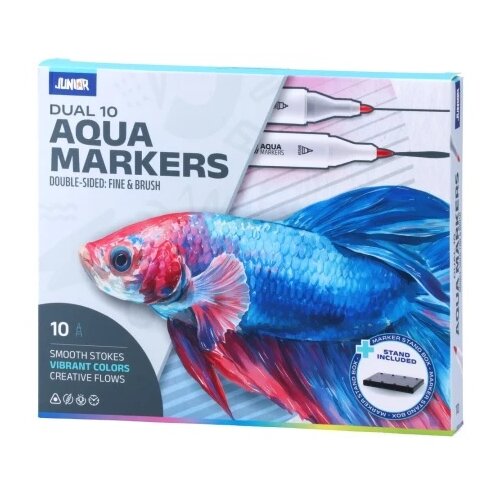 Junior Dual 10, aqua marker, dupli vrh, miks, 10K Cene