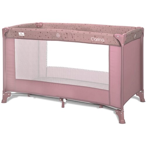 Lorelli Carina prenosivi krevetac za bebe 1 nivo Pink stars Cene