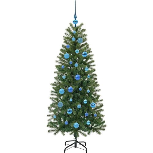 VidaXL Umjetno božićno drvce s stalakom Zelena 150 cm PE i PVC Slike