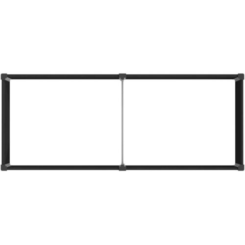  Povi&amp;scaron;ena vrtna gredica Crna 250 x 100 x 91 cm Slike