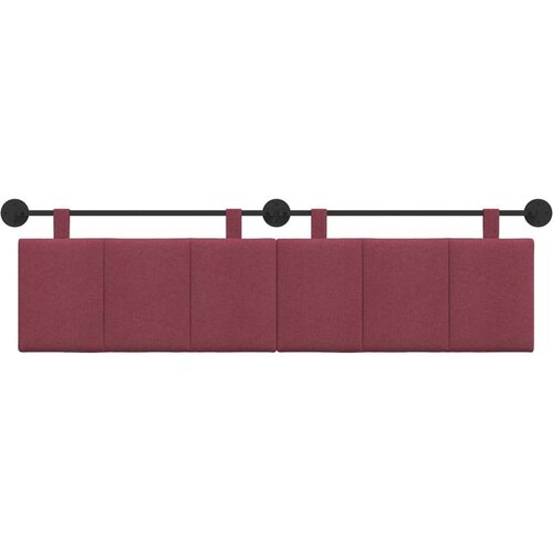  Držeće uzglavlje Zidne Vinska crvena 190 x 55 x 5 cm tkanina - boja crnog vina 180 cm bez LED Slike