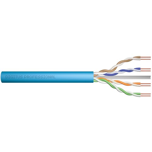 Digitus Cat.6A, U /UTP, B2ca, AWG 23 /1, LSOH, 100m, blue installation cable Cijene