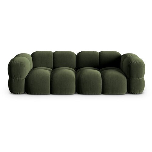 Cosmopolitan Design Zelena baršunasti sofa 250 cm Loretto – Cijene