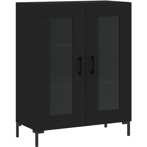 Maison Chic Komoda - Predalnik črna 69,5x34x90 cm inženirski les, (21715783) Slike