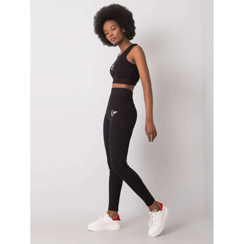 Fashion Hunters Black Hailie FOR FITNESS sports set Slike