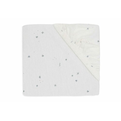 Jollein Twinkling plahta s gumicom Jersey 40/50x80/90 cm, Sea Green Cijene
