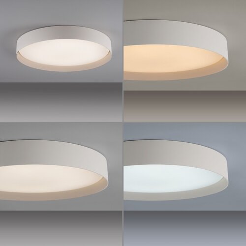 SCH&amp;Ouml;NER WOHNEN 14595-39 - LED prigu&amp;scaron;iva plafonsko svetlo TAVOLI LED/34W/230V sivo + daljinski upravljač Slike